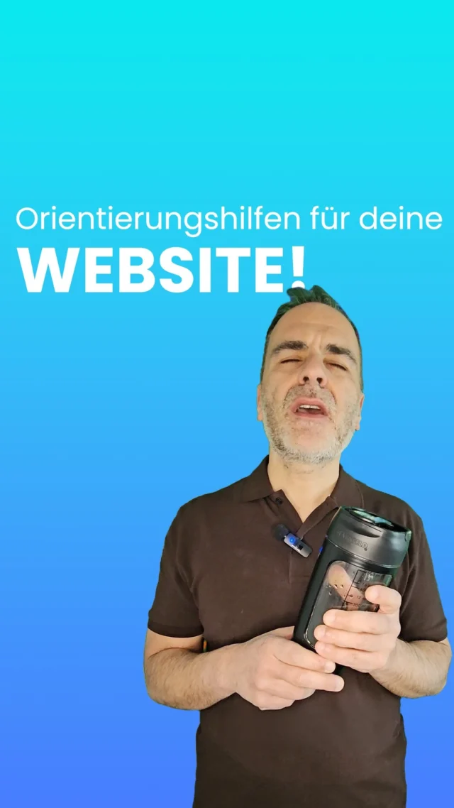 Bietet deine Website ausreichend Orientierungshilfen? 🤔⁠
⁠
Um eine Website barrierefrei zu gestalten, benötigt diese Orientierungshilfen. Diese kannst du dir etwa so vorstellen, wie die Markierung des Startknopfes auf einem Mixer. Dieser ist deutlich hervorgehoben und ermöglicht es mir so, ihn schnell und einfach zu bedienen.⁠
⁠
➡️ Hier findest du mehr zum Thema: https://fuelyour.energy/ ⁠
⁠
#fuelyourenergy #hakancalim #fye  #barrierefreiheit #bfsg #barrierefrei #website #webseite #digital #beratung #beratungsangebot ⁠