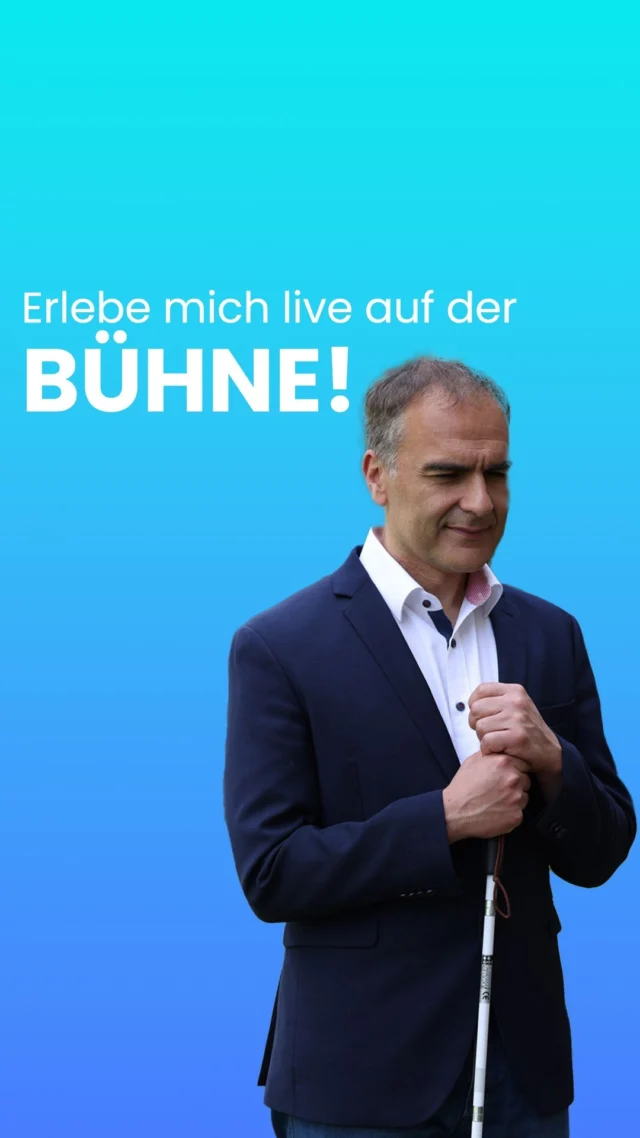 🚀 Erlebe mich live auf der Bühne - am 05.10.2025 in Frankfurt! 🚀
In meinem Vortrag erfährst du, wie ich es geschafft habe, trotz meiner Blindheit zu studieren, eine Doktorarbeit zu schreiben und ein Start-Up zu gründen.
Erfahre zudem, wie du endlich auch ausreichend Energie haben kannst, um das Maximale aus dir und deinem Business zu holen! ✅
➡️ Melde dich jetzt an: https://speakersonstage10-25.eventbrite.de/
#karriere #erfolg #motivation  #mindset #leadership #businessgrowth #beruflichererfolg #FuelYourEnergy