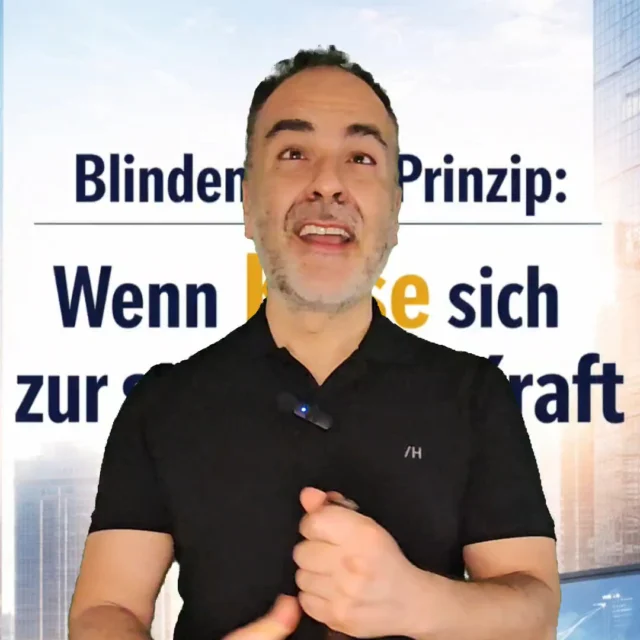 Wie Unternehmen in der Krise Orientierung gewinnen

Das Blindenstock-Prinzip zeigt, wie Unternehmen in der Krise durch Wahrnehmen, Akzeptieren und Annehmen der Realität neue Orientierung gewinnen und den nächsten verantwortbaren Schritt gehen.

Hashtags
#BlindenstockPrinzip #KrisenTransformation #KriseAlsStärke #Wahrnehmen #Akzeptanz #Annehmen #Orientierung #Transformation #Krise